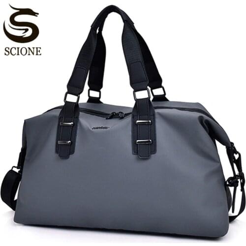 2020 New Men Waterproof NylonTravel Duffle Bags Male Large Capacity Hand Luggage Casual Business Handbags Weekend Tote XA48M