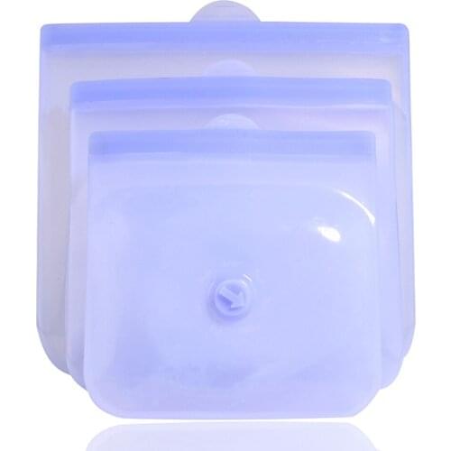 Extra Thick Silicone Food Storage Bags Preservation Bag for Sandwich Snack