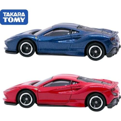Takara Tomy Tomica Simulation Alloy car toy Ferrari F8 TRIBUTO 59 Collect Ornaments Decorations birthday present Boys Gifts