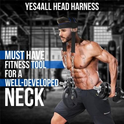 Head Neck Trainer Weight Lifting Belt Straps Strength Exercise Fitness Body Building Adjustable Head Training Belt for athletes