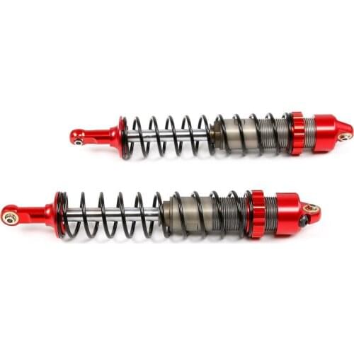 High strength 10MM Rear shocks set silver red for HPI RACING/KM HPI 5B 5T 5SC