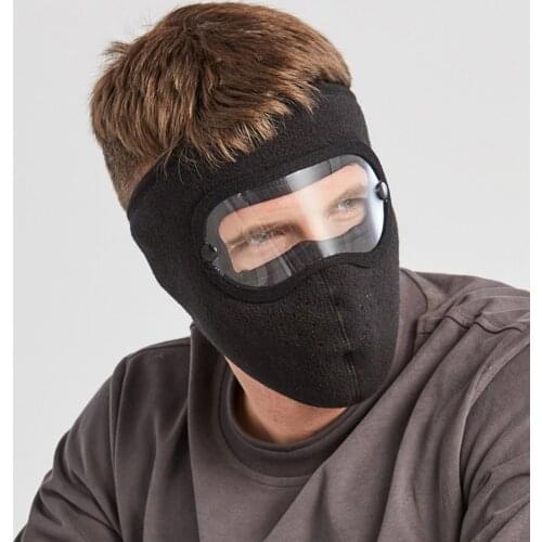 Unisex Winter Ears And Eyes Protection Outdoor Cycling Fishing Ski Hiking Bandanas Anti-fog Goggles Warm Full Face Mask