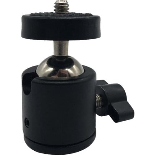 1/4 Hot Shoe Tripod Mount Camera Head Adapter Ball Head with Lock Bracket Holder Mount Adapter Cradle