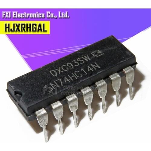 100PCS SN74HC14N SN74HC14 DIP14 DIP 74HC14N 74HC14