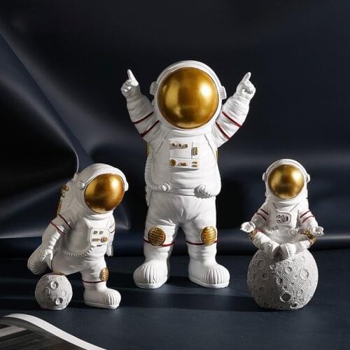 3pcs/set Figure Astronaut Action Model Toys Mini Diy Living Room Home Decoration Accessories Boy Girl Gift