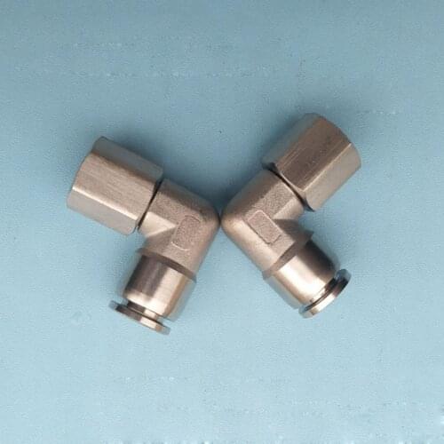 304 Stainless Steel Pneumatic Female Elbow Connector 90 degrees