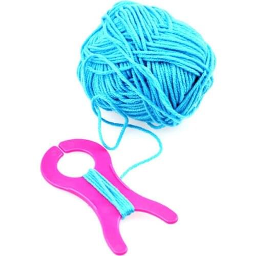 50 PCs Random Color Plastic Threading Winding Board Embroidery String Card Cross Stitch Yarn Line String Kitting Accessories