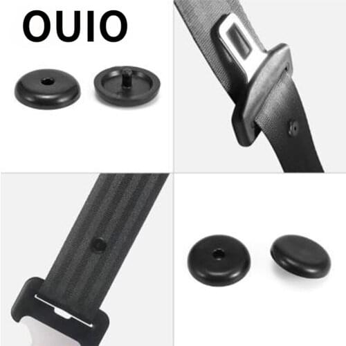6sets Car Safety Seat Belt Spacing Limit Buckle Clip Stop Button for Skoda Rapid Octavia A7 Fabia Kodiaq karoq Honda Civic dio