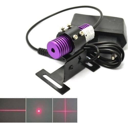 635nm 300mW 20mm Orange Red Dot/Line/Cross Laser High Light Red Cursor 12VDC DIY