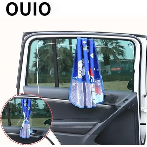 Car Curtain Cover Sun Blocking Cartoon For Honda Fit CRV Nissan Qashqai Juke X-Trail Tiida Hyundai Solaris I30 creta 2019 2020