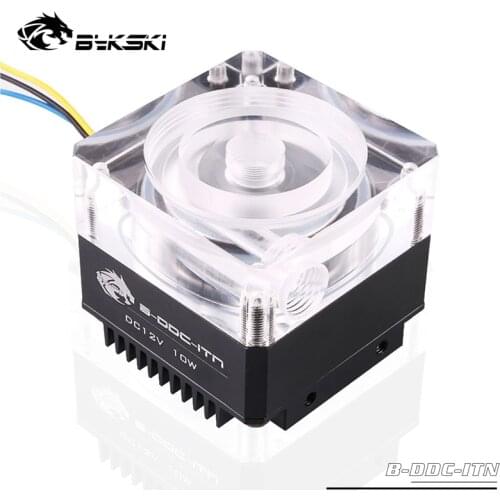 Bykski DDC Pump DC12V TDP10W Flow Lift 3.5 Meters 450L/H Radiator Size62*62*59mm Support Combo Reservoir / Max 5000RPM