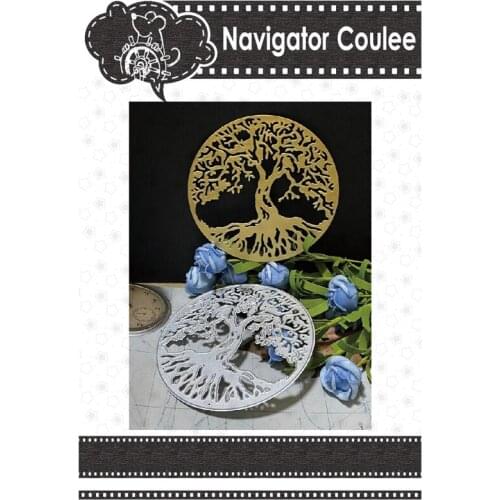Tree of Life Metal Cutting Die Died in Scrapbook Layered Drawing Craft Supplies Cutting Decorative Stamp Stamping 2021