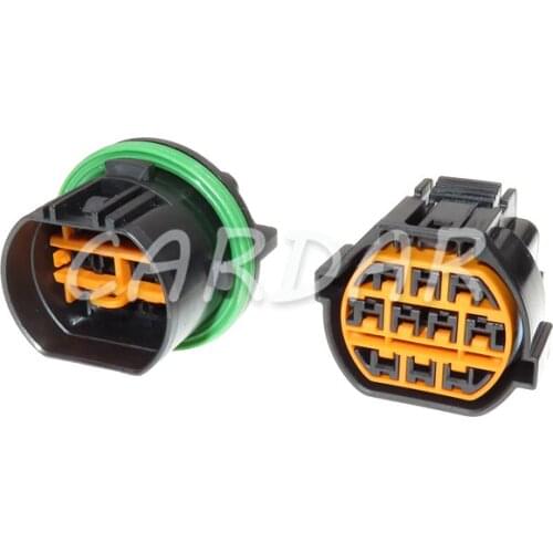 1 Set 10 pin HP066-10021 Automotive Headlight Assembly Wiring Plug Socket For HYUNDAI Verna KIA K1 K2 K3 K4