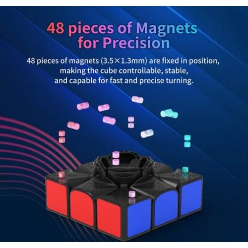 Dayan Guhong V4 M Magnetic 3*3 Cube 3x3x3 Magnetic Educational Toy Gifts for New Years Guhong V4 M For kids