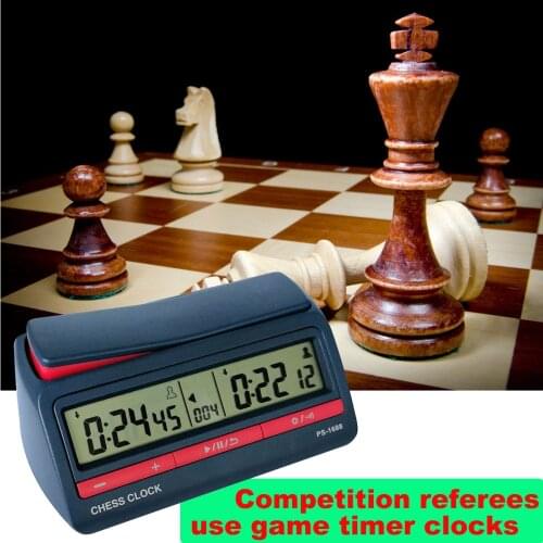 Multifunctional chess counter clock, chess competition digital timer, countdown game clock, Chinese chess go chess game clock