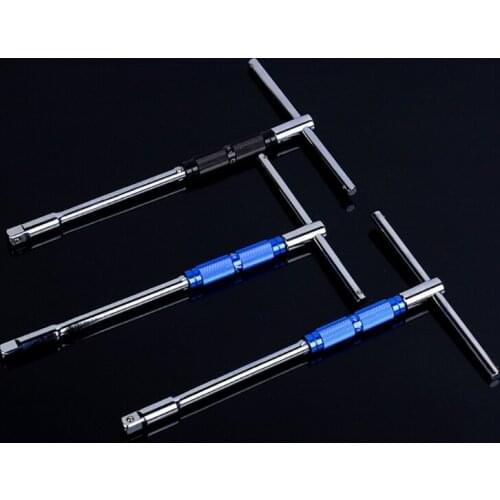 Multi-Function CR-V Spanner Hand Tool Auto Repair Tools 1/2" Universal Extension Rod Drive Impact T Type Socket Wrench