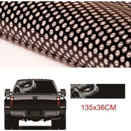 135x36CM Justice Grim Reaper Hollow Rear Window Graphic Decal Rear Window Sticker