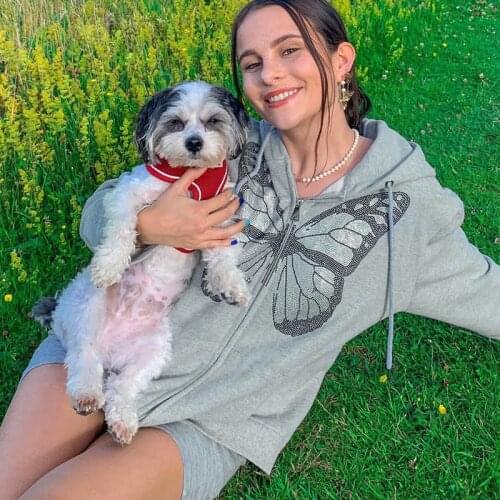 OIMG Hooded Sweatshirts For Women