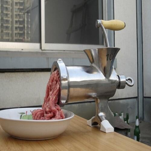 Meat grinder home use stainless steel manual 10# ZF