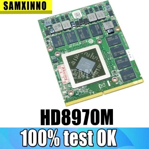 SAMXINNO Original HD8970M R9 M290X 4G 216-0847000 Graphic Display Video Card For Dell Alienware M15X M17X M18X 109-C60857-00_02