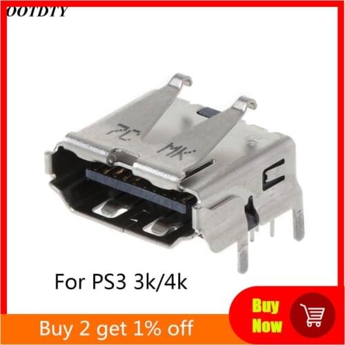 For Playstation 3 PS3 HD PS 3 Super Slim 3000 4000 3K 4K HDMI-compatible Port Jack Socket Interface Connector Replacement