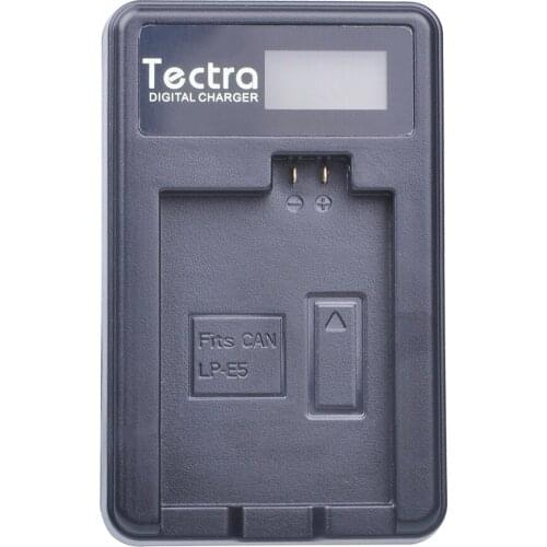 Tectra LP -E5 LP E5 LCD USB Digital Charger for Canon 500D,450D,1000D, EOS Rebel T1i, XS, XSi,Kiss X3, X2Camera battery charger