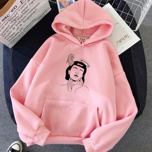 Women hoodie warm size color Hoody clothes jersey vintage tops long sleeve clothing Hoodies Sweatshirt para sweatshirts thrasher