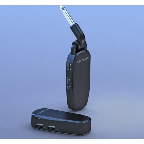 UHF Electric Acoustic Guitar Wireless System Transmitter Receiver Audio Wireless Guitar System Pickup for Box Musical Instrument