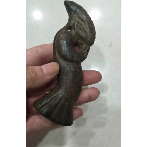 Hongshan Culture Iron Meteorite Jade Hanging Meteorite Sun Elderly Jade Jewelry Free Delivery