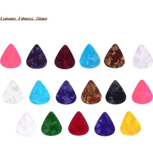 20 Pieces Colorful 0.46mm 0.71mm 0.96mm Guitar Picks Celluloid Mediators For Bass Guitar