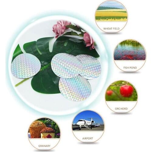 20pcs Garden Laser Hanging Fake Reflective Deterrent Scare Bird Repellent Plant Protect Tool Insect Repellent Gardening Supplies