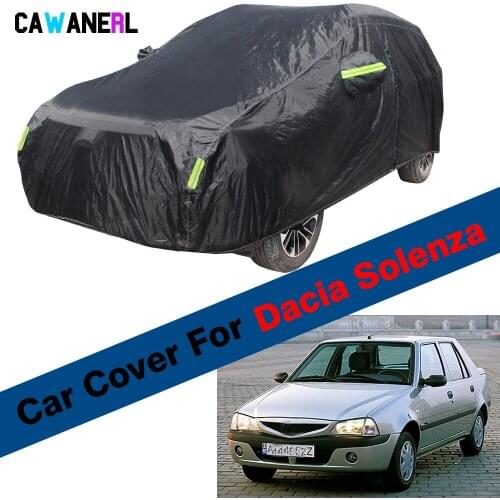 Full Car Cover For Dacia Solenza Outdoor Anti-UV Sun Shade Snow Rain Ice Protection Waterproof Cover Dust Proof