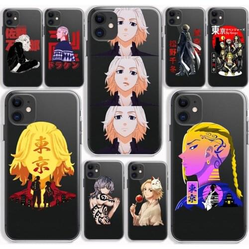 Manjiro Sano Tokyo Revengers Phone Case for IPhone 12 11 Pro Mini XS XR 7 SE 20 X 8 6 Plus Anime Phone Case