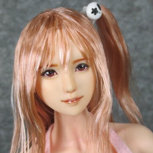 Estartek Customized KE48 1/6 Obitsu Live or Death Cone Cosplay Head Sculpt for 12inch Action Figure DIY