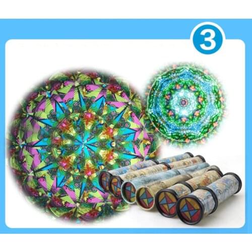 Scalable Rotation Kaleidoscope 30cm Magic Changeful Adjustable Map navigate Fancy Colored World Toys For Children Autism Kid