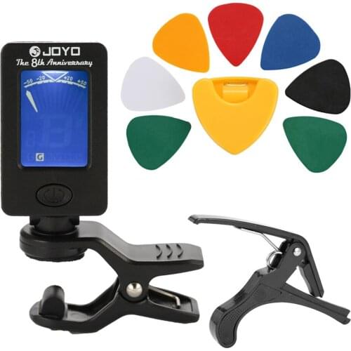 Guitar Tool Kit Tuner Capo Plectrum Holder 7 Picks Guitar Accessories guitar tool guitar accessories guitar parts