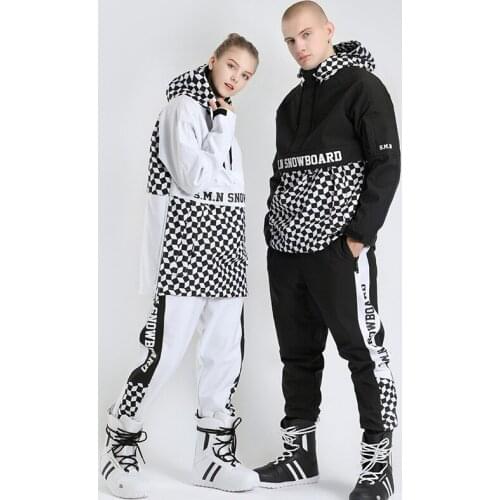 Ski Suit Men Women Ski Jacket And Pants Winter Warm Waterproof Windproof Skiing And Snowboarding Suits Snow Set Ski Hoodie Suits