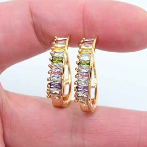 Meftuna Jewelry Women's Gold Earrings