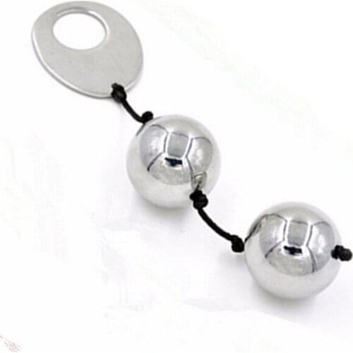 Metal Anal Beads Butt Plug Dilatador Anal Balls Expander Vibrant Anal Plug Vaginal Dilator Sex Toys For Women Men Products ST572