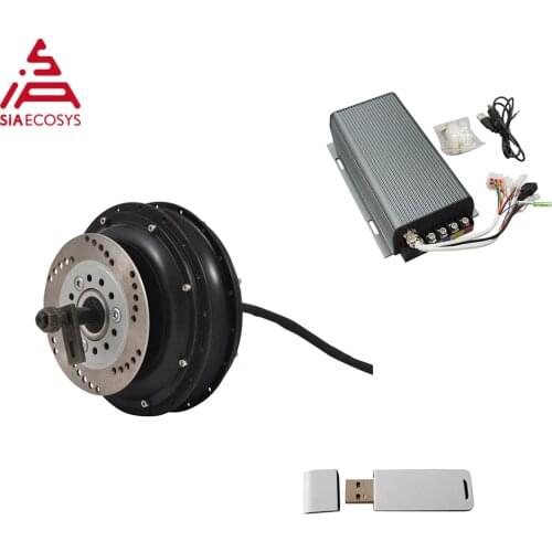 Siaecosys/QSMOTOR 3KW Moped E-Spoke Hub Motor with SVMC72150 controller