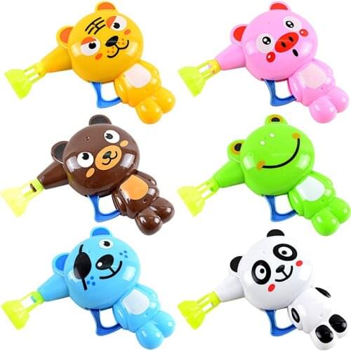 Animal cartoon manual bubble water gun dolphin summer blowing bubbles toys for kids
