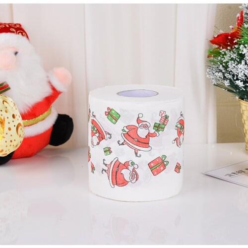 Custom toilet paper rolls luxury bathroom toilet paper toilet tissue paper christmas toilet roll paper christmas paper toilet
