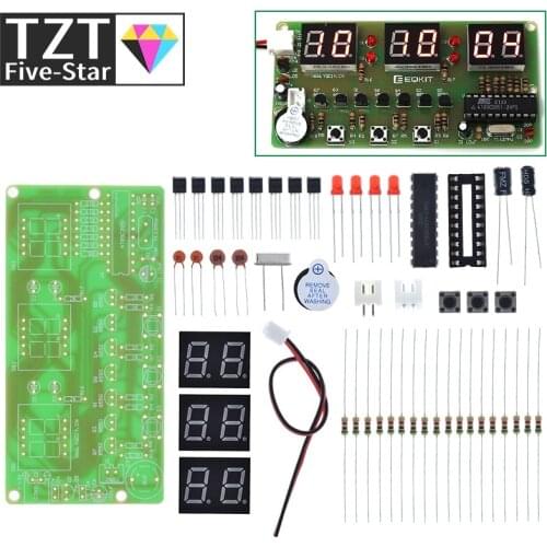 C51 Digital Electronic Clock Suite DIY Kits Six 6 Bits Electronic Parts and Components Electronic Production