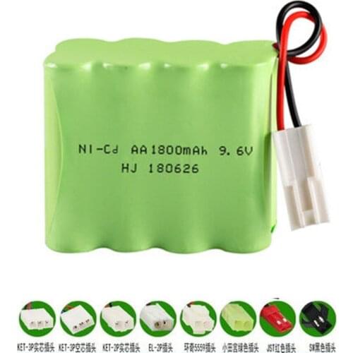 9.6v 1800mah nicd Battery For Remote Control Toys Electric toy security facilities electric toy 9.6 v AA Rechargeable Battery