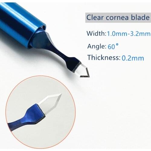 Ophthalmic Clear Cornea Blade Sapphire Blade Eyelid scalpel ophthalmic surgery instrument