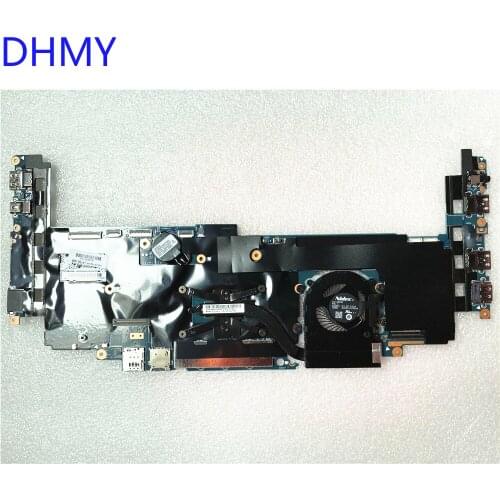 Original laptop Lenovo ThinkPad X1 Carbon 4th Gen motherboard with fan i7-6500U 8G 00JT804