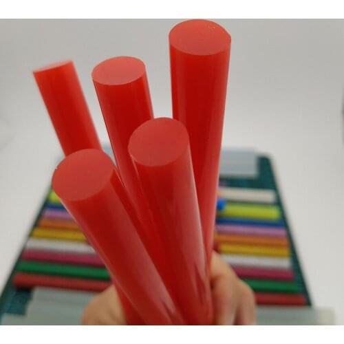 Hot Melt Glue Stick Bright Red Lacquer Wax Christmas Valentines Day Wine Bottle Cap Painting Gift Box Seal 11*100mm*10PCS