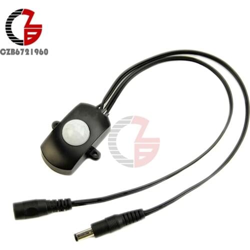 DC 12V 24V PIR Motion Sensor Switch Module IR Infrared Human Induction Sensor Detection for Indoor Corridor LED Strip Light