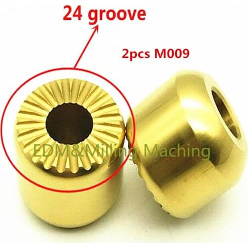 CNC Wire EDM Machine M009 TWO (2) UPPER LOWER POWER FEED CONTACTS X056C075H04 FOR CNC Service