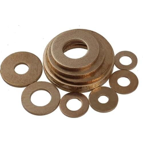 Solid Brass Flat Washers Gasket M2 M2.5 M3 M4 M5 6 M8 M10 M12 M14 M16 M18 M20